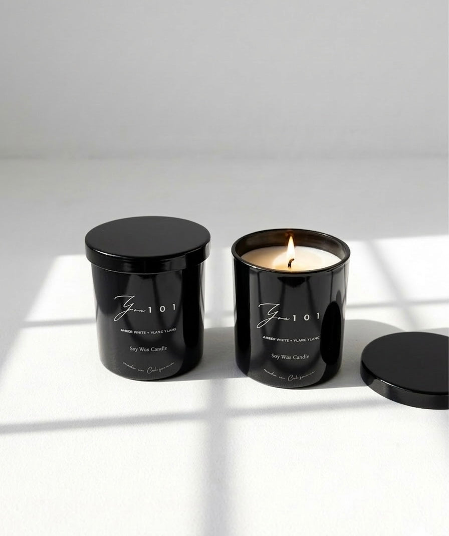 Amber White + Ylang Ylang Candle