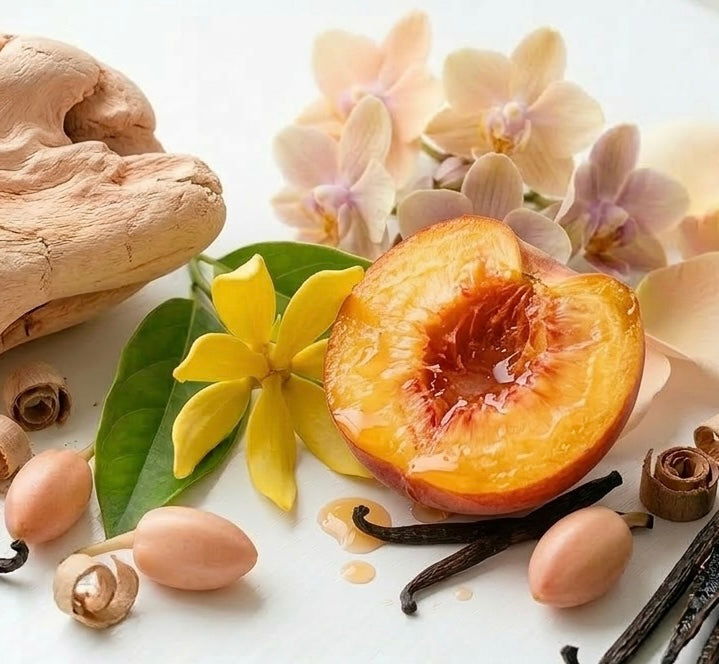 Fresh Peach + Driftwood Candle